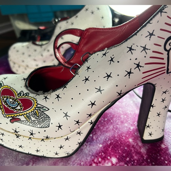 T.U.K Platform High Heels Size 9 - Picture 5 of 7